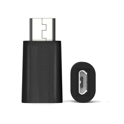 EW-100517-000-N-P cambiador de género para cable USB 3.1 C USB 2.0 Micro Negro, Plata
