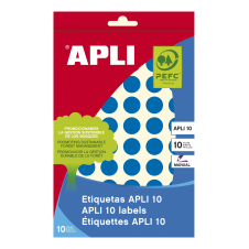 APLI 2735 etiqueta autoadhesiva Alrededor Permanente Azul 616 pieza(s)