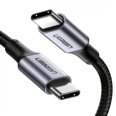 70427 cable USB USB 2.0 1 m USB C Negro, Plata