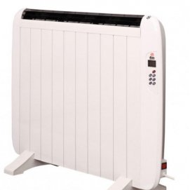 Radiador emisor térmico seco FM DOMO 1500, 10 elementos, 1500W, 86 x 58.5 x 5.5 cm, WiFi, blanco