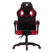 Silla Gamer Vorago Start The Gam Reclinable Color Negro/ Rojo
