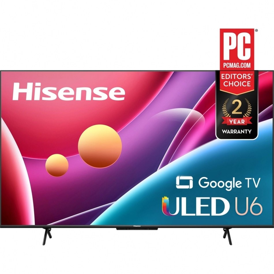 Televisión Hisense 55U6H QUANTUM 4K ULED SMART TVGOOGLE TV 55"…