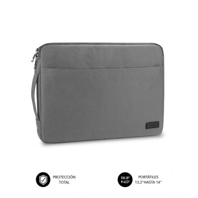 FUNDA PORTATIL SUBBLIM URBAN LAPTOP SLEEVE 13,3-14 GREY