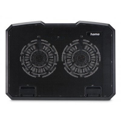 Hama Base refrigeradora para portátil Black Metal Negro