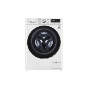 Lavadora Lg F4WV7010S2W 10,5kg, 1400rpm, Inteligencia artificial Al Direct Drive, vapor Steam, Smart Diagnosis, clase A, blanco