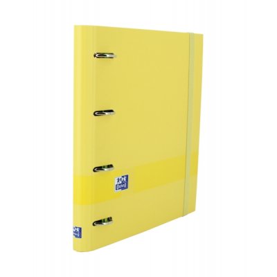 Oxford & You Europeanbinder - Tapa Extradura A4+ - Lomo 45mm - Anillas 4Dx35mm - Recambio 5x5 - Pizarra Write & Erase - Hoja de Pegatinas