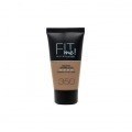 Maybelline Base De Maquillaje Fit Me Mate y Afinaporos Tono 350 Caramel Calca A Tu Tono y Textura Pieles Oscuras - 30ml