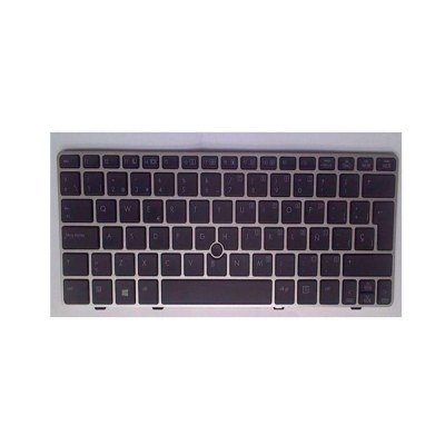 Teclado compatible para portátil HP Elitebook 2560p / 2570p / Sin marco / Negro 651390-071