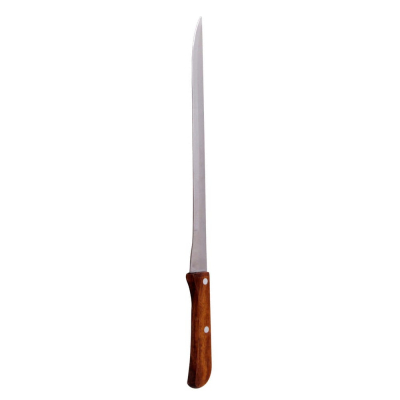 Cuchillo jamonero con mango de madera 36,5 cm