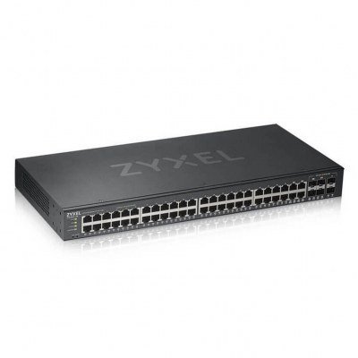 Switch 50 puertos zyxel gs1920 - 48v2 - eu0101f gestionable 44 puertos gigabit ethernet + 4 puertos sfp combo + 2 puertos sfp