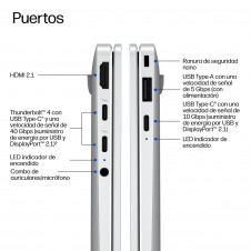 HP EliteBook X G2a 14 inch Notebook Next Gen AI PC Wolf Pro Security Edition Copilot+ PC AMD Ryzen AI 5 Portátil 35,6 cm (14