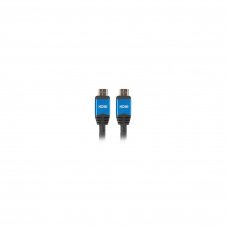 CABLE LANBERG HDMI MACHO A HDMI MACHO CHAPADOS EN ORO CARCASA ALUMINIO RESOLUCION HASTA 3840X2160 1M NEGRO CA-HDMI-20CU-0010-BL