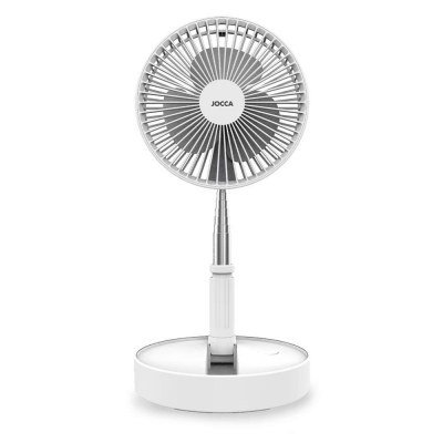 Ventilador inalambrico portatil jocca 3 en 1 color blanco 2234