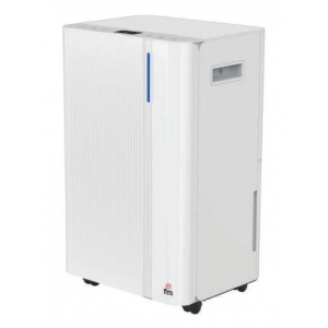 Deshumidificador FM DH-120, 20 litros al día, 330W, depósito de 4.5 litros, gas R290, 41dB, temporizador, display, blanco