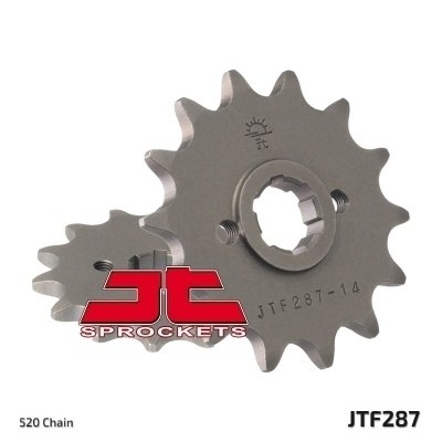 Piñón JT SPROCKETS acero estándar 287 - Paso 520 JTF287.13