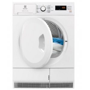 Secadora con bomba de calor Electrolux EW2H4821IB, 8kg, clase A++, puerta reversible, 66dB, blanco