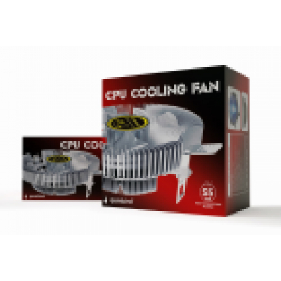 VENTILADOR DE REFRIGERACION GEMBIRD DE CPU 9 CM 55 W LED AZUL 4 PIN