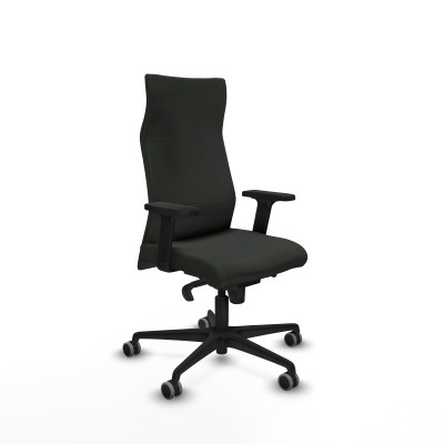 Albacete dirección sincro bali negro brazos 2D base nailon ruedas 65 engomadas