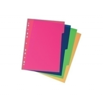 SEPARADORES CARCHIVO PP XXL Fº 4 ps. - Pack de 15 unidades