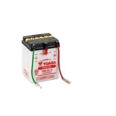 Yuasa battery YB2.5L-C Dry charged (sin electrolito) YB2.5L-C