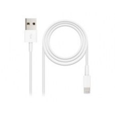 Nanocable Lightning/m A Usb-a/m 50cm Blanco