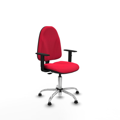 Algarra CP bali rojo brazos 1D base cromada topes