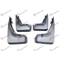 MUD FLAPS FRONT-REAR (4PCS)