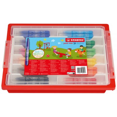 Extra-thick rotulador Albaricoque (color), Azul, Verde, Verde claro, Lila, Ocre, Naranja, Rosa, Rojo, Amarillo 96 pieza(s)