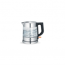 Severin WK 3468 tetera eléctrica 1 L 2200 W Negro, Acero inoxidable, Transparente
