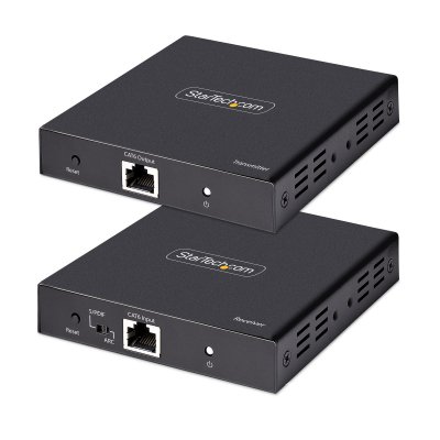 Extensor Alargador HDMI 4K por Cable CAT5/CAT6 Ethernet - Extensor de Vídeo 4K 60Hz HDR hasta 70m - Salida de Audio S/PDIF - Juego Kit de Transmisor y Receptor HDMI