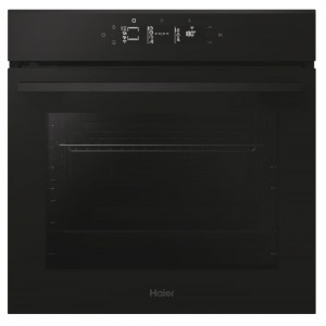 Horno pirolítico Haier H6 ID46G3YTB ID Series 4, 78 litros, 20 funciones, hidrolítico, WiFi, guía telescópica, cierre suave, clase A++, negro