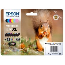 Cartucho Epson Squirrel Multipack 6-colours 378XL Claria Photo HD Ink C13T37984020