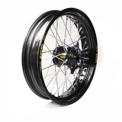 Rueda completa Haan Wheels aro negro 17-3,50 buje negro 1 85006/3/3 1 85006/3/3