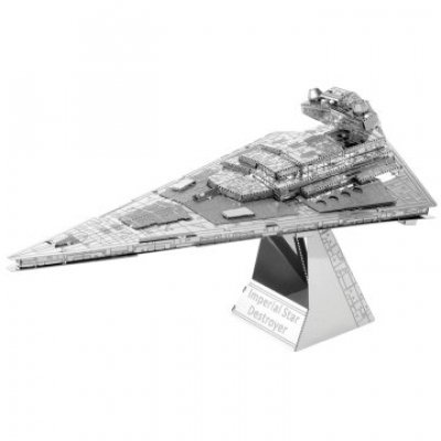 MAQUETA 3D METAL FASCINATIONS STAR WARS IMPERIAL STAR DESTROYER MONTAJE SIN PEGAMENTO NI SOLDADURA
