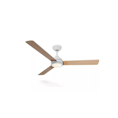 Ventilador de Techo Philips Velyx - LED 6500K | Aspas Fijas | 32W+24W | Mando a Distancia | Blanco y Madera