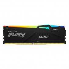 MEMORIA RAM DIMM KINGSTON FURY BEAST RGB EXPO 16GB DDR5 6000MTS CL36 NEGRO