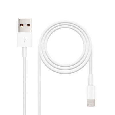 Cable lightning a usb tipo a nanocable 50cm - macho - macho