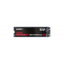 Emtec X250 Disco ssd M.2 512gb serial ATA III 3D nand negro