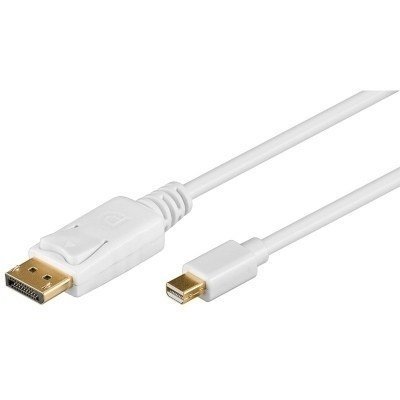 Cable DisplayPort a MiniDisplayPort 2m BLANCO GOOBAY