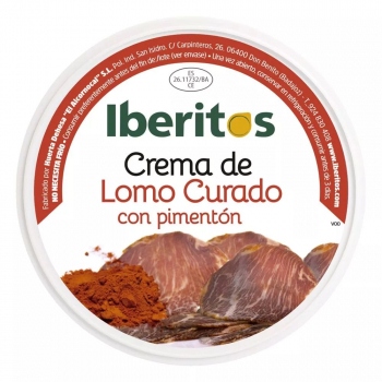 Crema de Lomo Curado con Pimentón Iberitos 250Grs