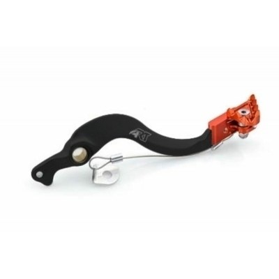 Pedal de freno Xtrem ART negro naranja ASB-132BKC-ORANGE