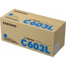 Cartucho de tóner Samsung CLT-C603L Original de alto rendimiento Cian