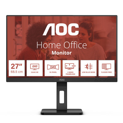 Q27E3UMF pantalla para PC 68,6 cm (27) 2560 x 1440 Pixeles Quad HD Negro