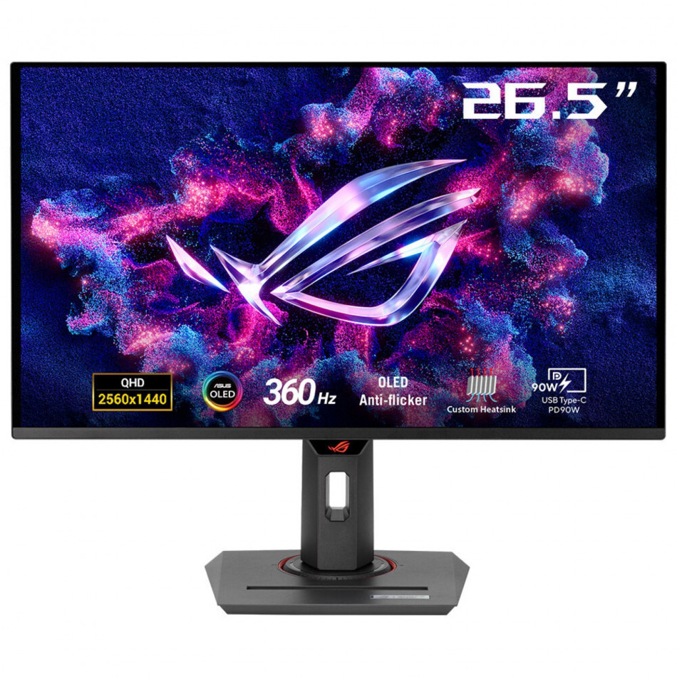 ROG Strix OLED XG27ACDNG pantalla para PC 67,3 cm (26.5") 2560 x 1440 Pixeles Quad HD QD-OLED Negro