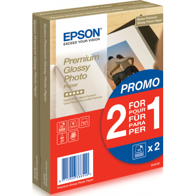 Premium Glossy Photo Paper - 10x15cm - 2x 40 Hojas