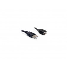 DeLOCK Kabel USB 2.0 Verlaengerung, A/A 15cm S/B cable USB 0,15 m Negro