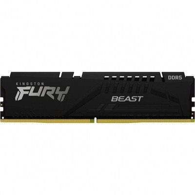 Memoria ram ddr5 8gb kingston - 6000 mhz - pc5 - 48000 - fury beast - cl36 - 1.25v - am5