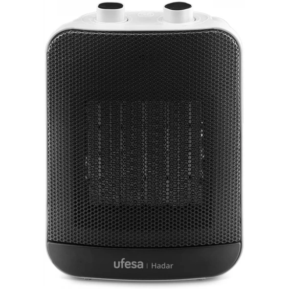Calefactor vertical cerámico Ufesa Hadar, 2.000 W, blanco y negro - imagen 3