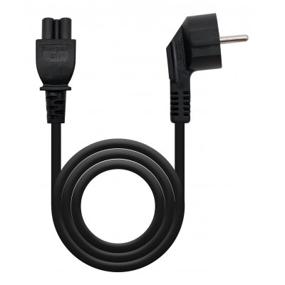 CABLE ALIM. TREBOL CEE7 ACODADO/M-C5/H 1.5 M