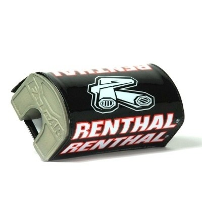 Protector/Morcilla de manillar sin barra superior Renthal trial negro/rojo P303 P303